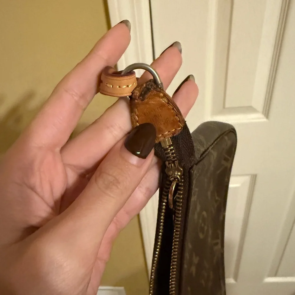 Louis Vuitton Dark Monogram Pochette Accessoires Purse - Picture 5 of 14